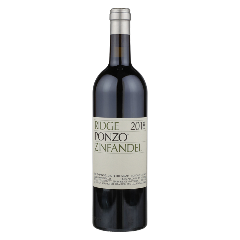 Ridge Zinfandel Ponzo Vineyards 750ml