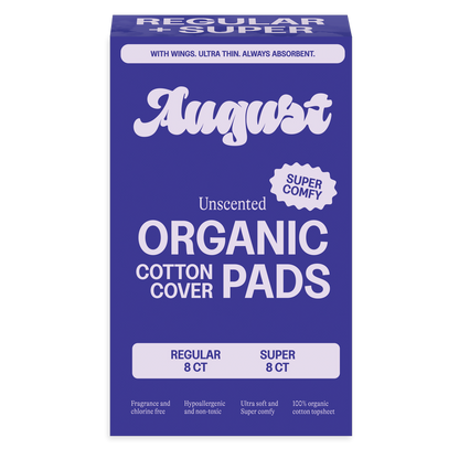 August Combo Combo Regular & Super Pads, 16ct