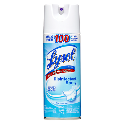 Lysol Crisp Linen Disinfectant Spray 12.5oz