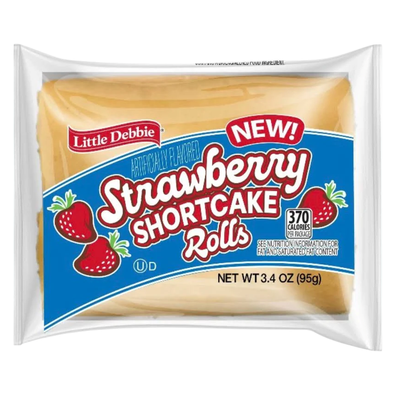 Little Debbie Strawberry Shortcake Rolls, 3.4oz