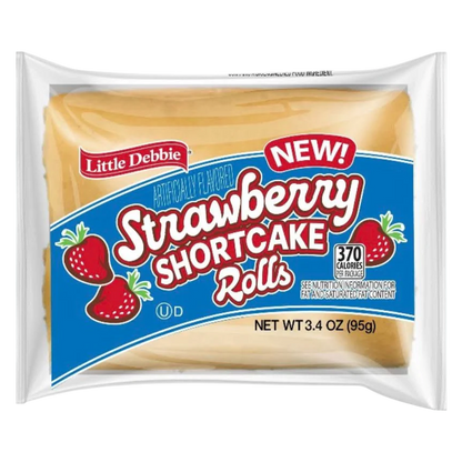 Little Debbie Strawberry Shortcake Rolls, 3.4oz