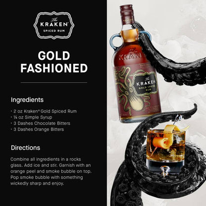 Kraken Gold Spiced Rum 750ml (70 proof)
