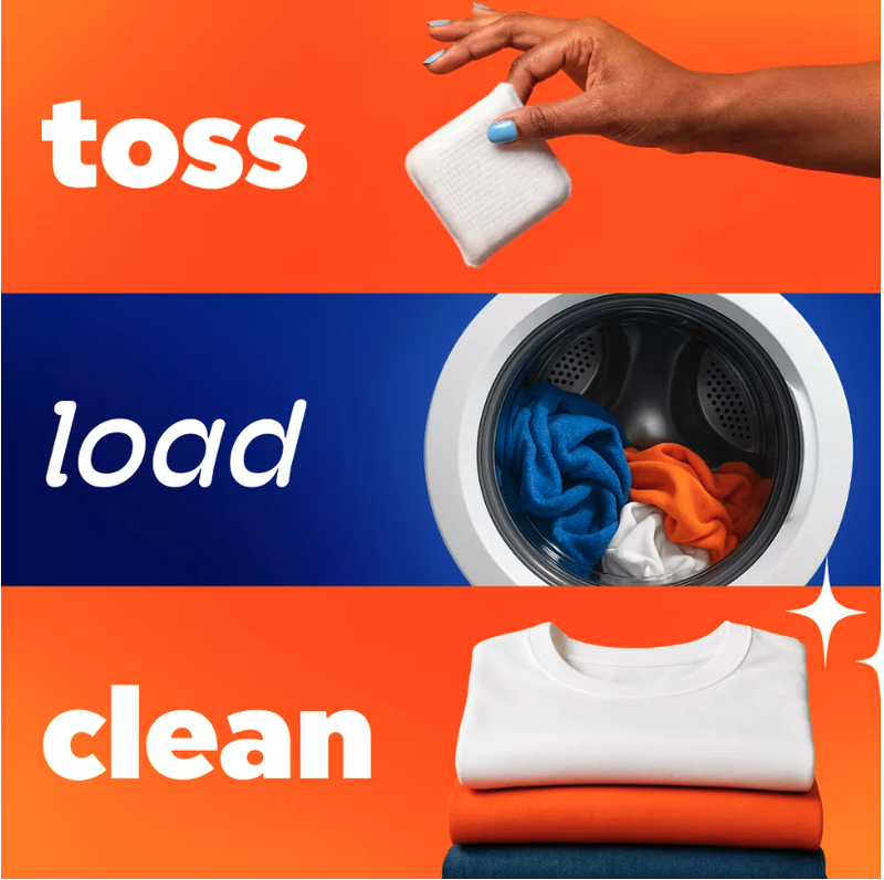 Tide Evo Laundry Detergent Tiles, Original Scent 22ct