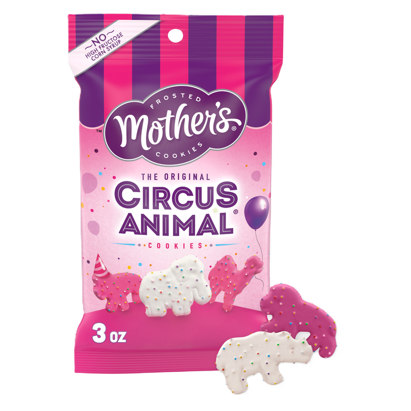 Mother’s Original Circus Animal, Frosted Cookies, 3 oz Bag