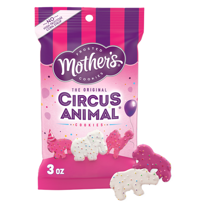 Mother’s Original Circus Animal, Frosted Cookies, 3 oz Bag