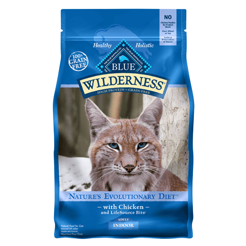 Blue Buffalo Wilderness Chicken Blend Indoor Dry Cat Food 5lb