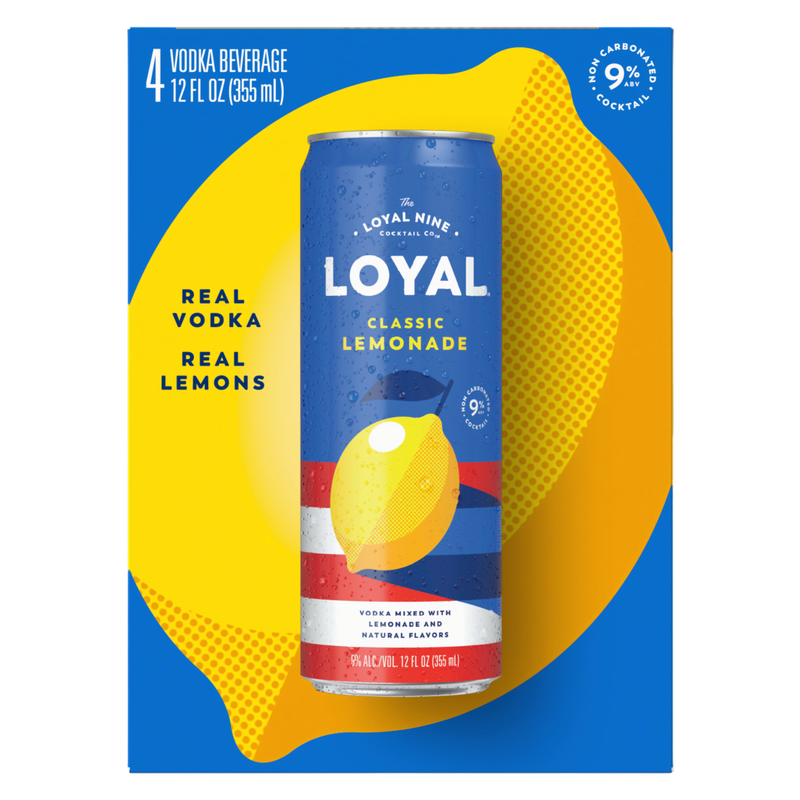 Loyal 9 Original Lemonade 4pk 12oz 9% ABV