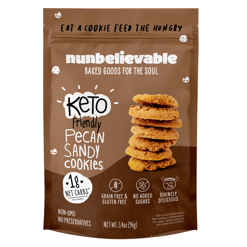 Nunbelievable Keto Pecan Sandy Cookies 3.4oz