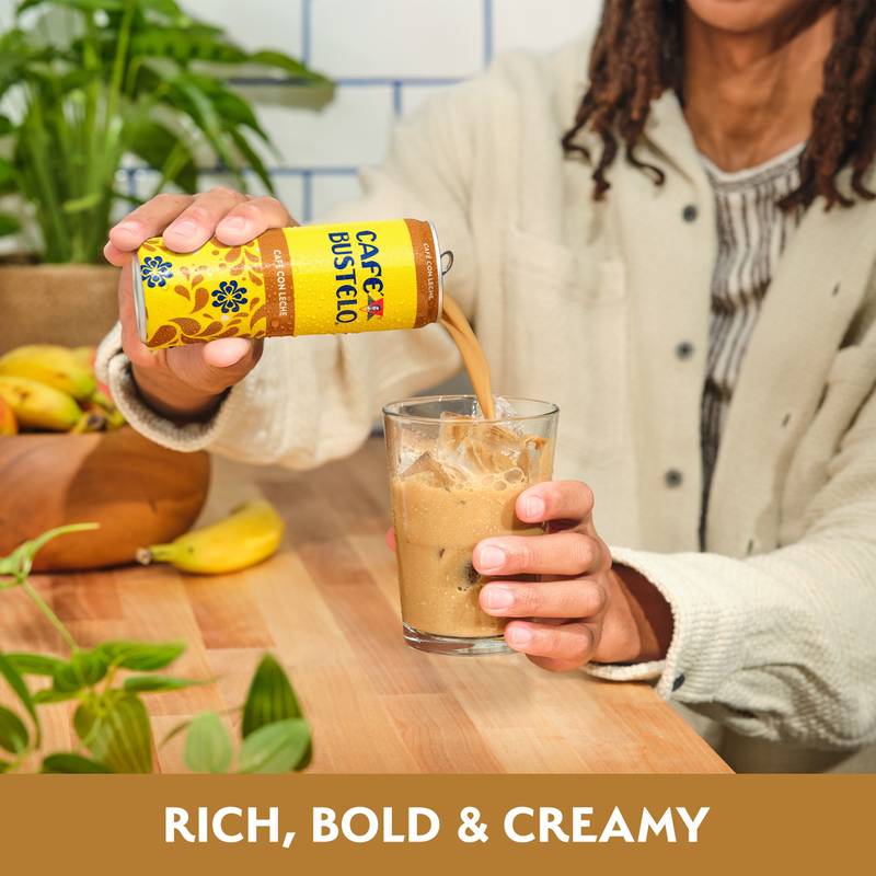 Cafe Bustelo Café con Leche Espresso 11oz Can