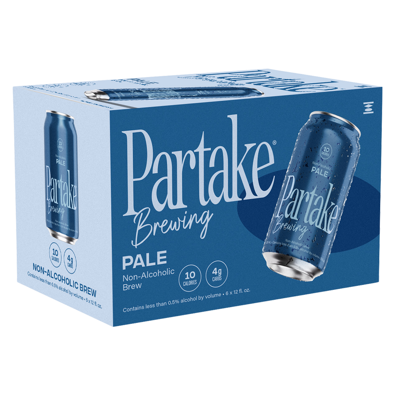 Partake Brewing Pale Ale Non-Alcoholic 6pk 12oz Can 0.5% ABV - Partake ...