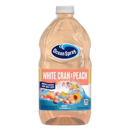 Ocean Spray White Cran-Peach Juice 64oz Btl