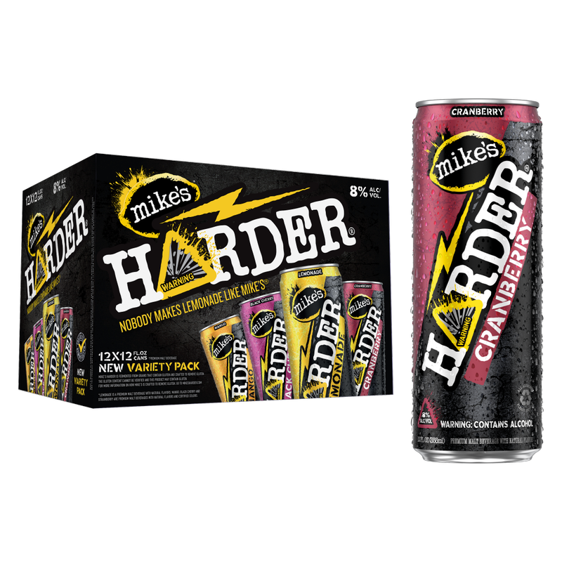 Mike's Harder Variety 12pk 12oz Can 8.0% ABV - Mike's HARDER – BevMo!