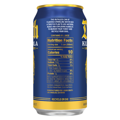 Liquid Death Killer Cola Sparkling Water 12pk 12oz Can - Liquid