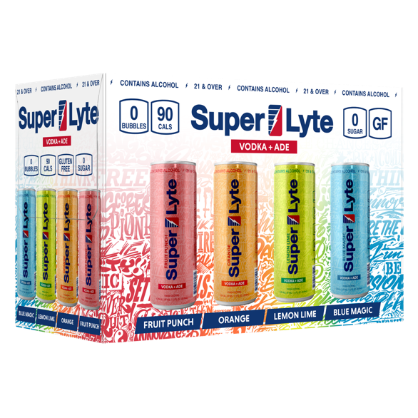 SuperLyte Vodka + Ade Variety 8pk 12oz Can