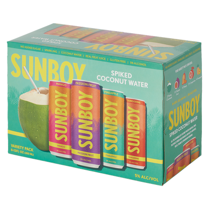 Sunboy Spiked Coconut Water Variety 8pk 12oz Cans