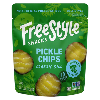 Freestyle Snacks Classic Dill Pickle Chips 3.5oz