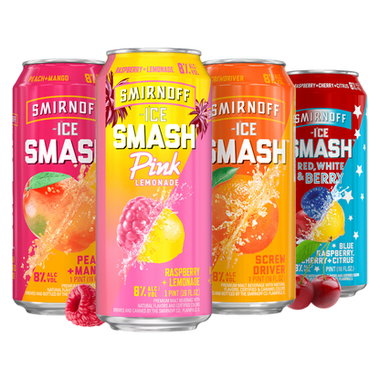 Smirnoff Ice Smash Variety 8pk 16oz Can