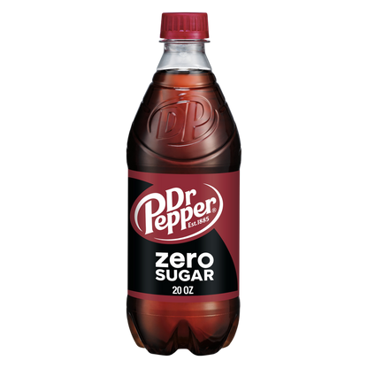 Dr Pepper Zero Sugar 20oz Btl