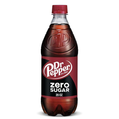 Dr Pepper Zero Sugar 20oz Btl