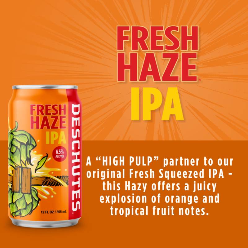 Deschutes Fresh Haze IPA 6/12oz Can