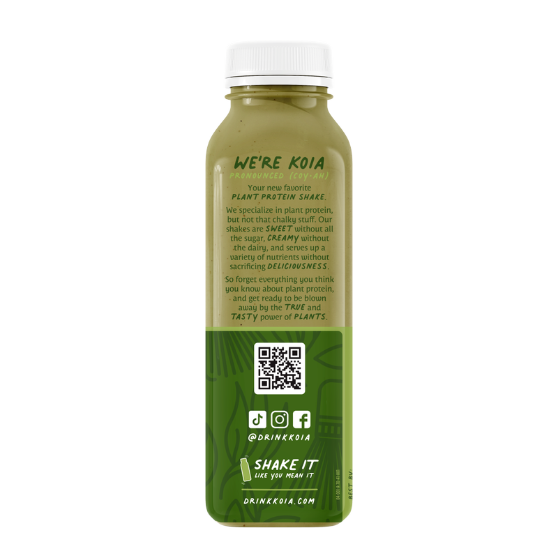 Koia Matcha Latte Plant Based Protein Drink 12oz Btl
