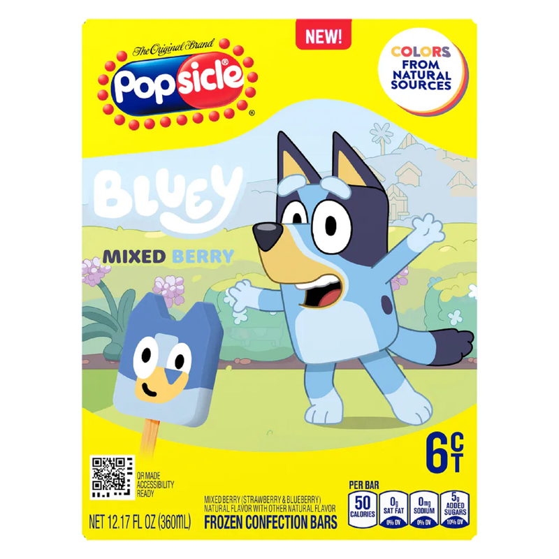 Popsicle Bluey Pops 6ct