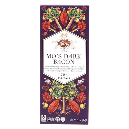 Vosges Haut-Chocolat Mo's Dark Bacon Chocolate Bar, 3 oz