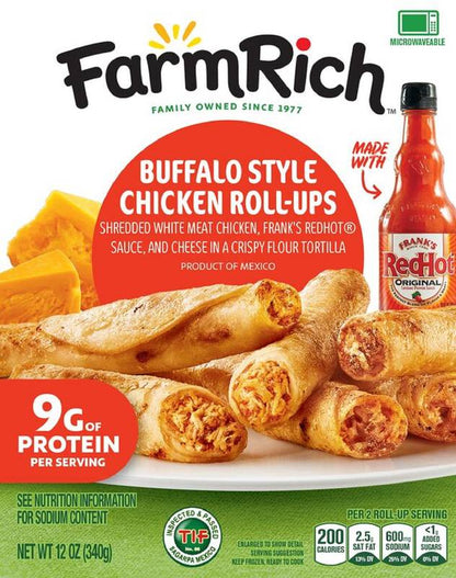 Farm Rich Frank's Buffalo Chicken Roll-Ups