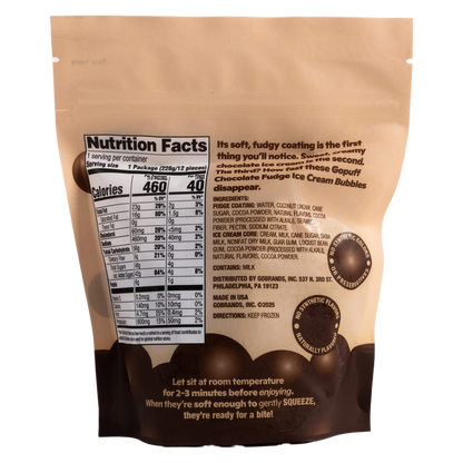 Chocolate Fudge Ice Cream Bubbles - 8 oz