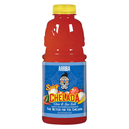 Arriba Michelada Mix Spicy Clam & Sea Salt 32oz Btl - Arriba – BevMo!