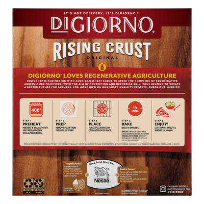 DiGiorno Rising Crust Pepperoni Pizza, 24.7oz.