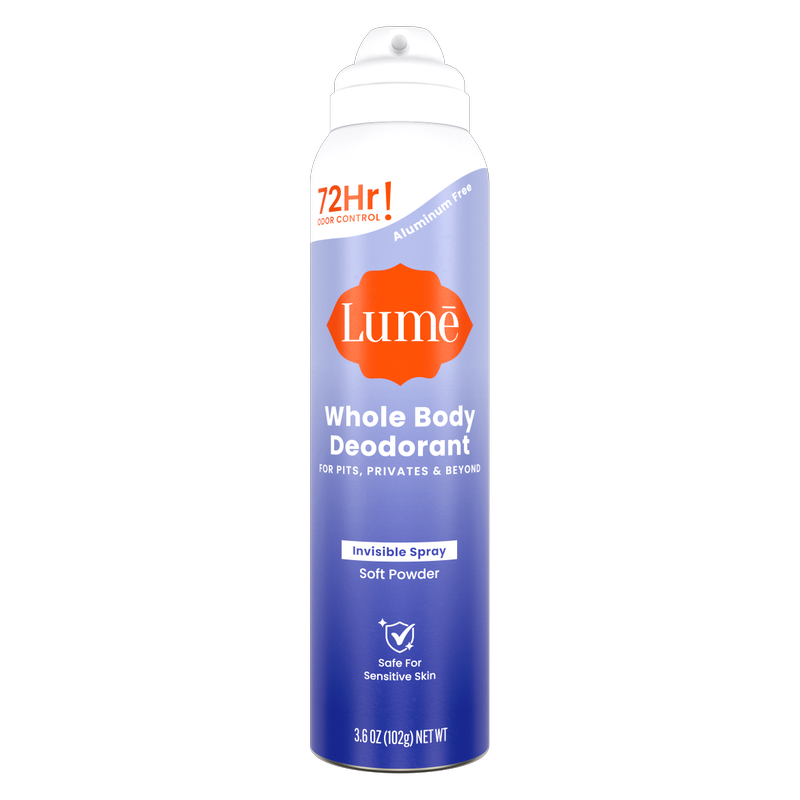 Lume Deodorant, Whole Body, Invisible Spray, Soft Powder