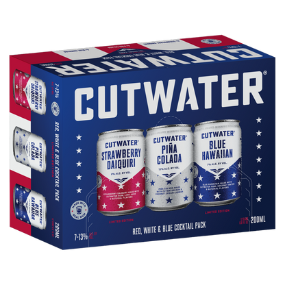Cutwater Red White & Blue 12pk 200ml Can