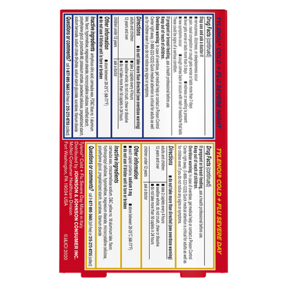 Tylenol Severe Cold + Flu Day & Night Caplets 24ct