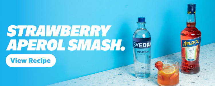 Strawberry Aperol Smash. View recipe.