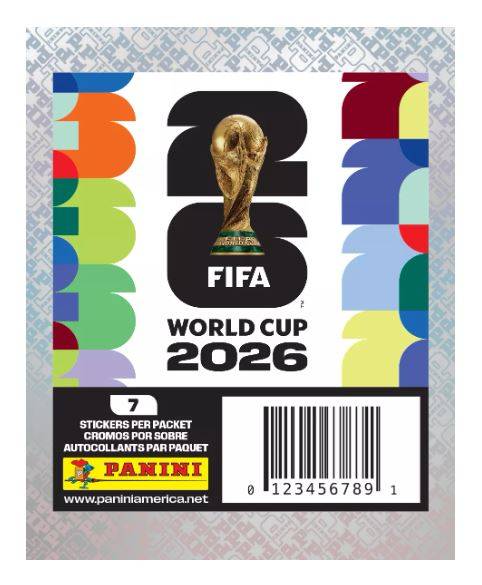 2026 Panini FIFA World Cup 25CT Sticker Box