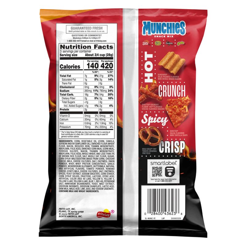 Munchies Flamin' Hot Mix 3oz