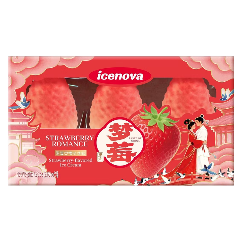 Ice Nova Strawberry Ice Cream 3ct
