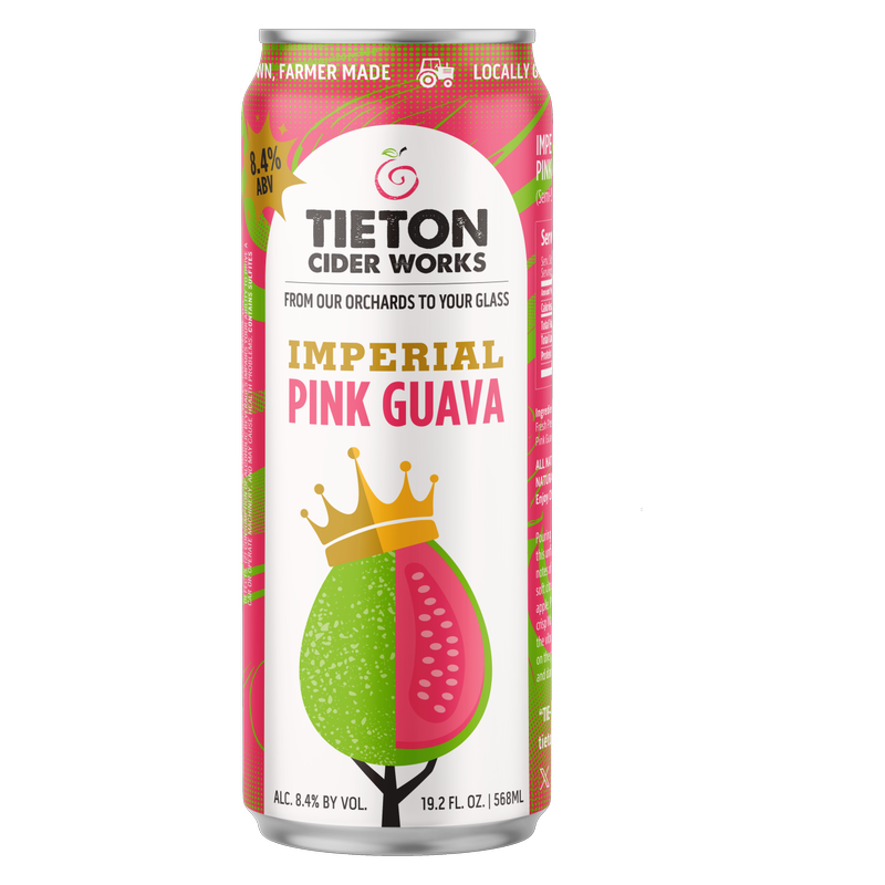 Tieton Imperial Pink Guava 19.2oz Can