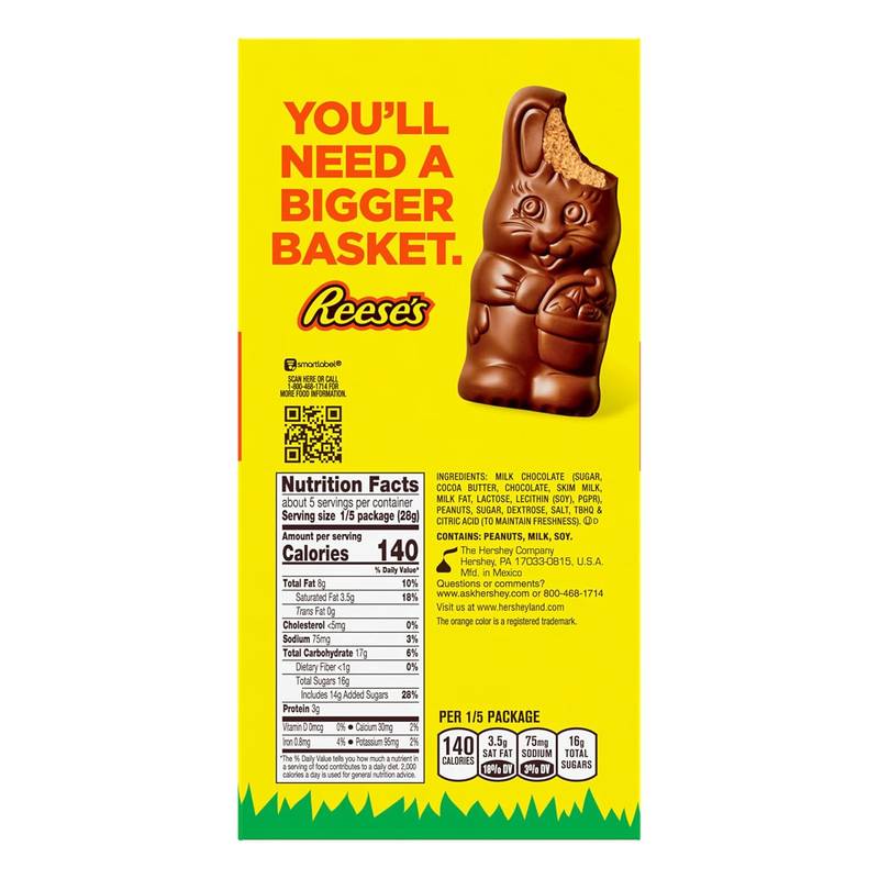 Reeses Chocolate Easter Bunny 5oz
