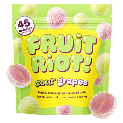 Fruit Riot Frozen Sour Grapes 8oz