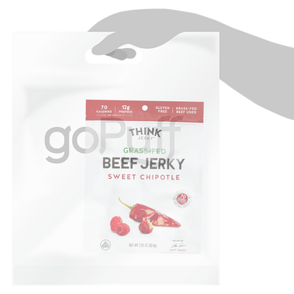 Think Jerky Sweet Chipotle Grassfed Beef Jerky 2.2oz