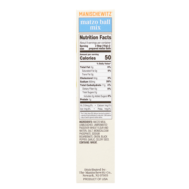 Manischewitz Matzo Ball Mix 5oz