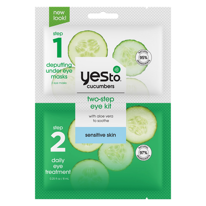 Yes To Cucumber 2-Step Eye Kit