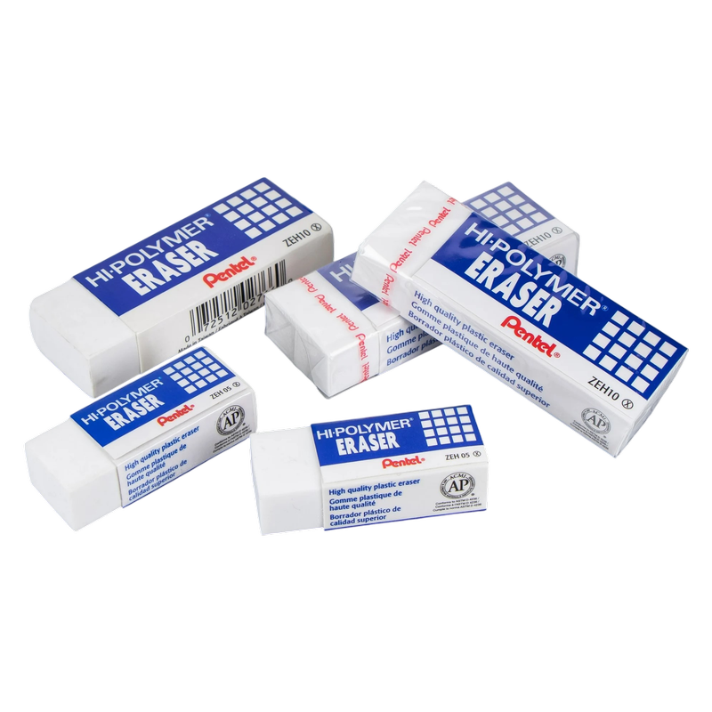 Latex Free Eraser, 3pk