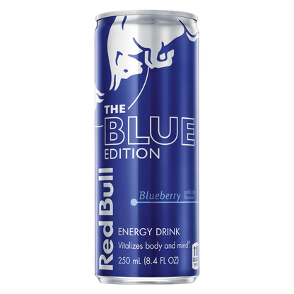Red Bull Energy Drink, The Blue Edition, Blueberry, 8.4 Fl Oz