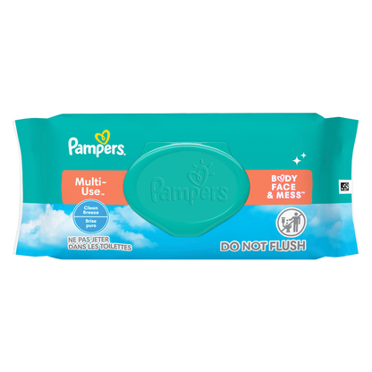 Pampers Baby Wipes Multi-Use Clean Breeze 1X Pop-Top 56ct