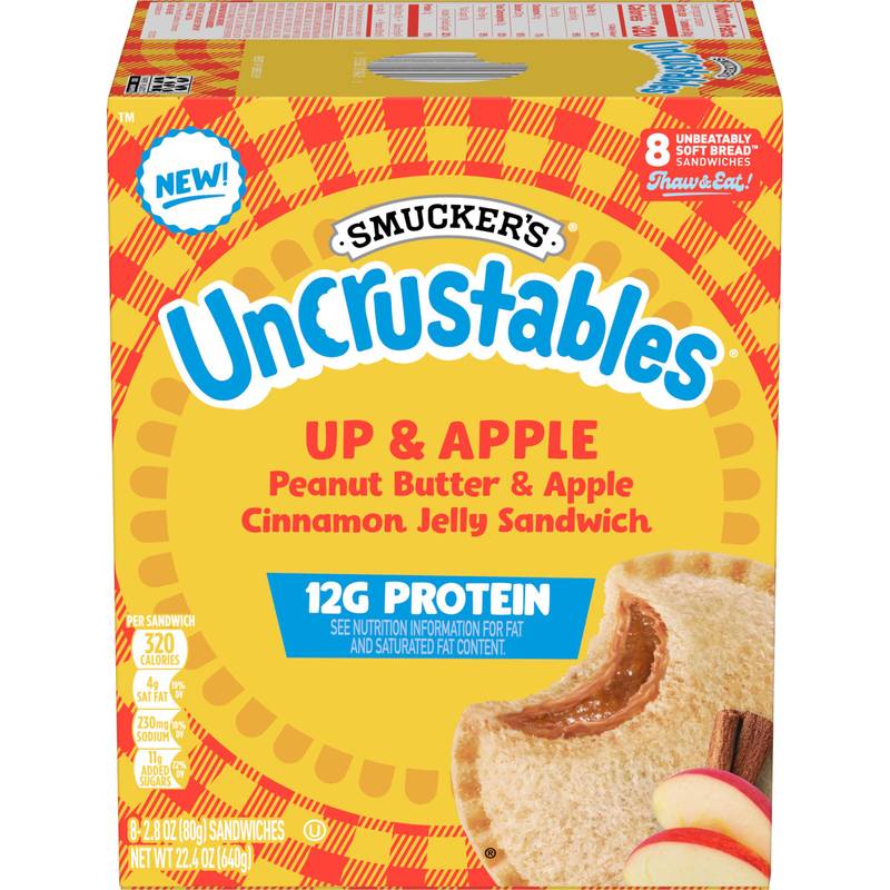 Smucker's Protein Uncrustables Up & Apple 8ct