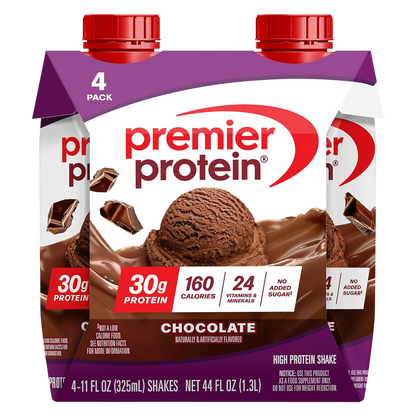 Premier Protein 30g Chocolate Protein Shake 4pk 11oz Ctn