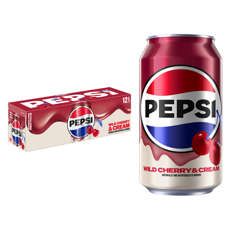 Pepsi Wild Cherries and Cream 12pk 12oz Can